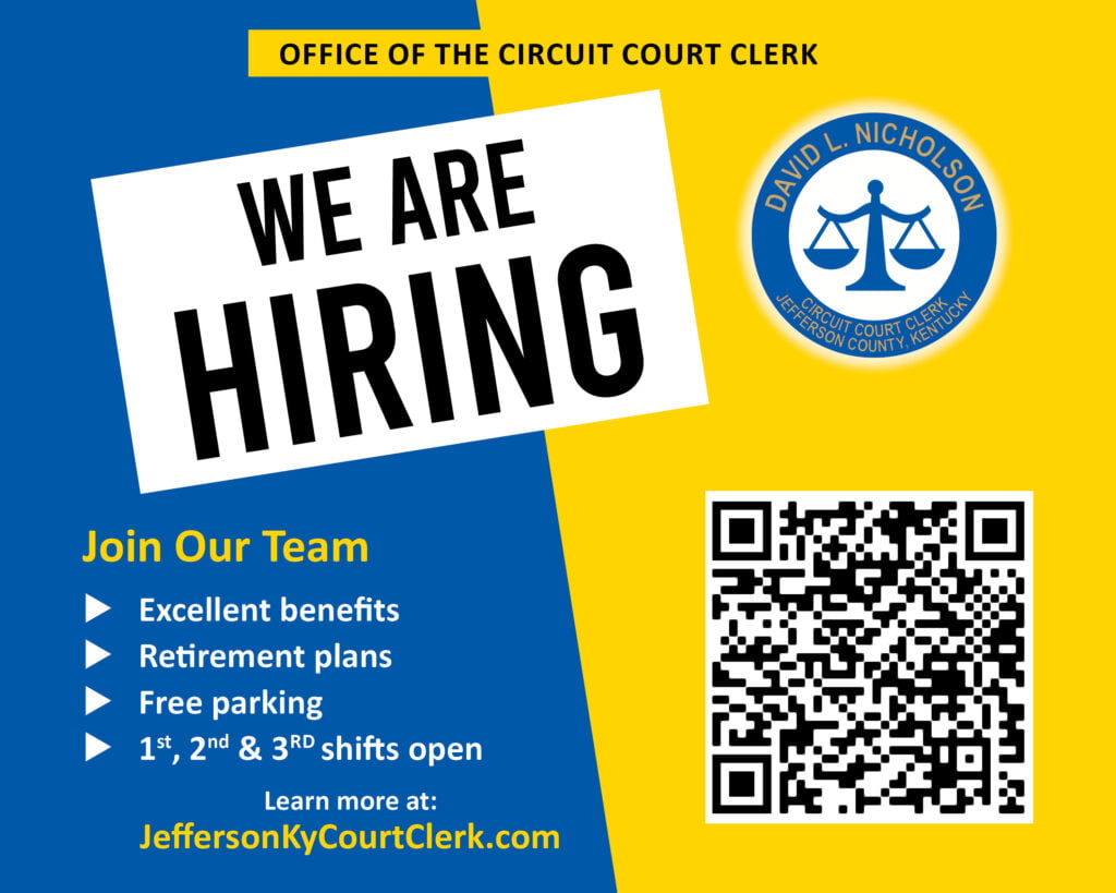 Office Of Jefferson Circuit Court Clerk David L Nicholson Office Of